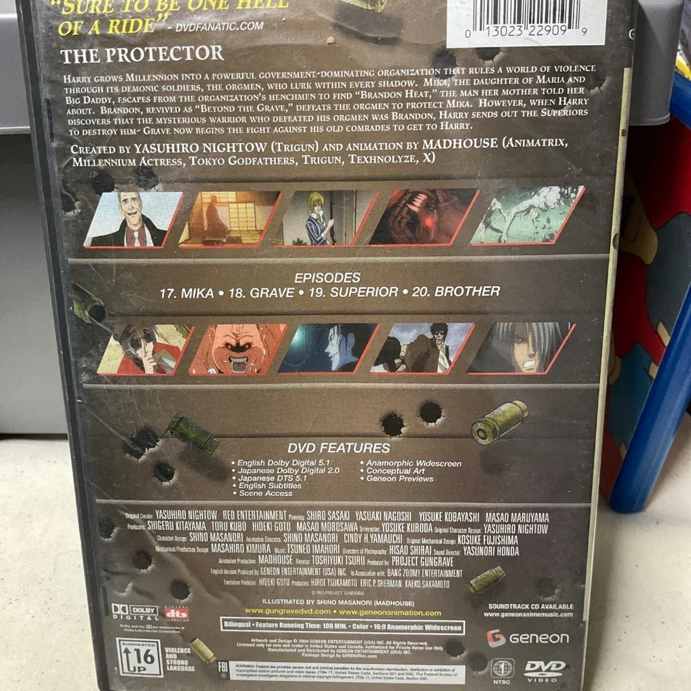 DVD’s - Gungrave vol. 1-5.  V156
